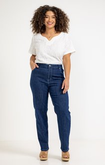 Pantalon jean large stretch