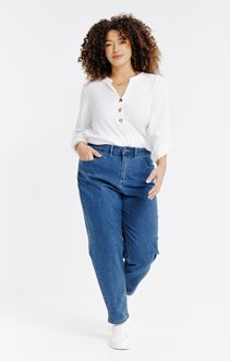 Pantalon jean mom