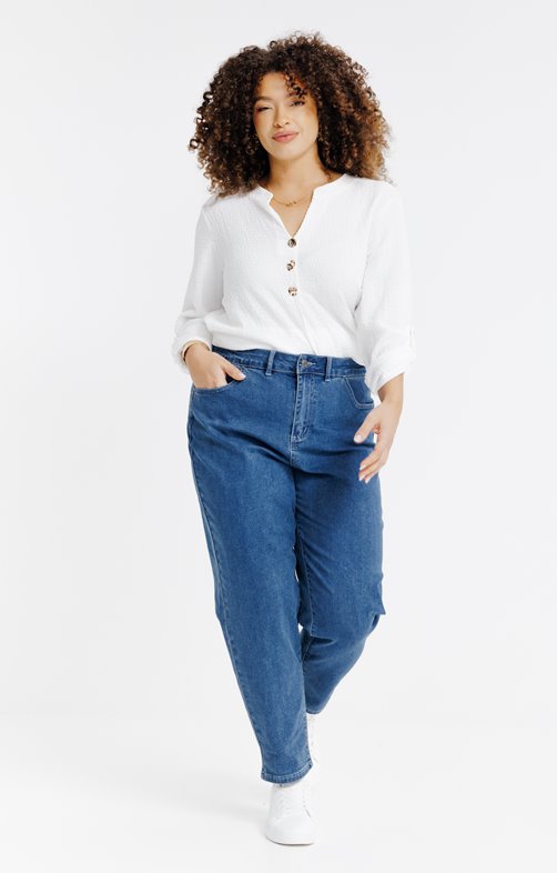Pantalon jean mom