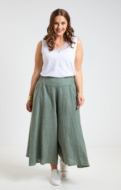 Jupe culotte minorque en lin