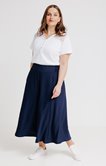 Jupe culotte mini relief