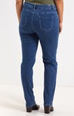 Pantalon droit en denim 