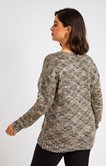 Pull en maille moulinée