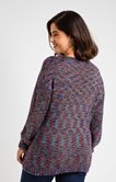 Pull en maille moulinée