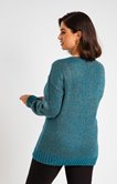 Pull en maille moulinée
