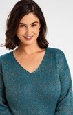 Pull en maille moulinée
