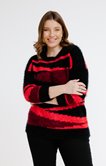 Pull col rond en chenille