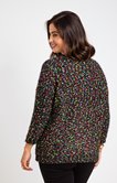 Pull avec maille boule multicolore