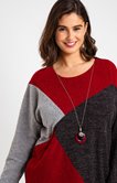 Pull patch col rond