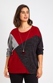 Pull patch col rond