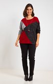 Pull patch col rond