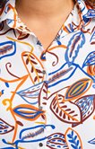 Chemise imprimé feuilles
