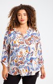 Chemise imprimé feuilles
