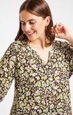 Tunique imprimé feuillage