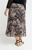Jupe plissée imprimée