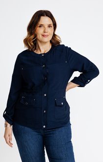 Veste unie manches longues