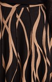 Jupe en maille imprimé camel et noir