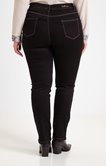 Pantalon droit avec détails strass