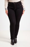 Pantalon droit avec détails strass