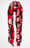 Foulard doux à pois