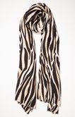 Écharpe douce imprimé zèbre