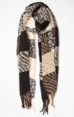 Écharpe chaude imprimé animal