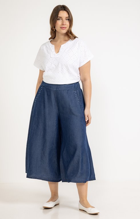 Jupe culotte lyocell