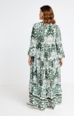 Robe longue imprimé végétal