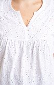 Tee-shirt broderie anglaise