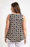 Débardeur imprimé géométrique