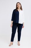 Blouse bicolore