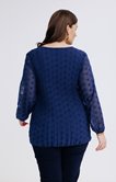 Blouse plissée