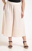 Jupe culotte minorque unie beige