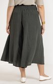 Jupe culotte en lin uni