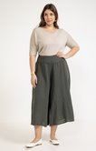 Jupe culotte en lin uni
