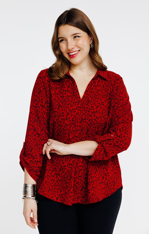 Tee-shirt imprimé léopard 