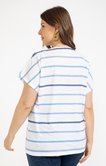 Tee-shirt rayé avec patchs