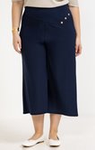 Jupe culotte avec boutons sur ceinture