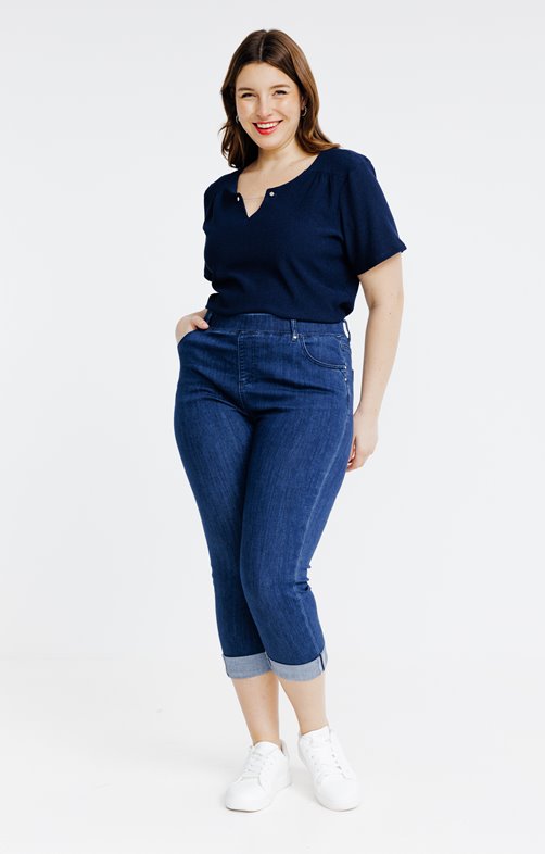 Tregging court avec revers