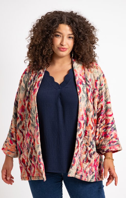 Veste kimono longue