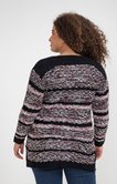 PULL BI MATIERE AVEC RAYURES CHENILLE
