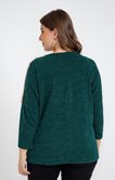 Pull patch avec collier