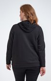 HOODY ZIPPE AVEC EMPIECEMENTS FILET