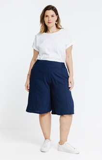 Jupe culotte courte évasée