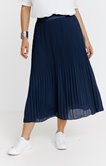 Jupe plissée unie