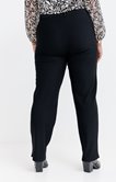 Pantalon en ottoman faux zip poches