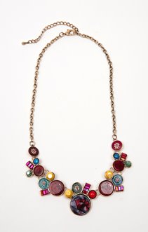 Collier hivernal coloré