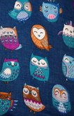 Écharpe foulard avec chouettes