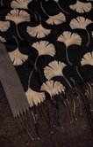 Foulard chaud imprimé gingko
