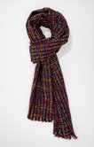 Echarpe multicolor à carreaux madras